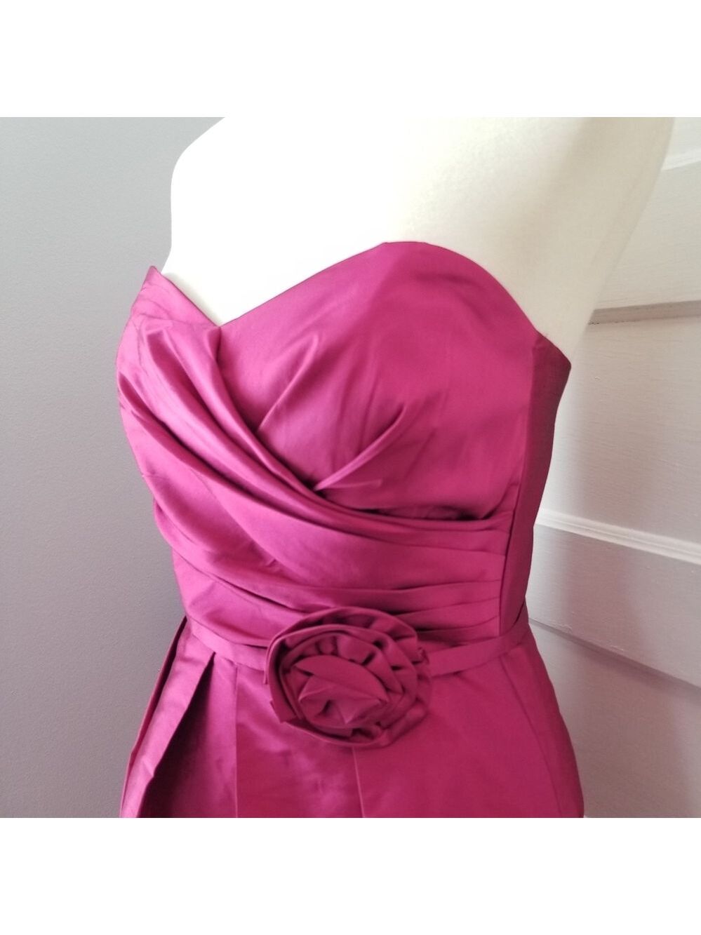 Alfred Sung Fruit Punch Strapless Dress, Size 8 - Picture 8 of 11